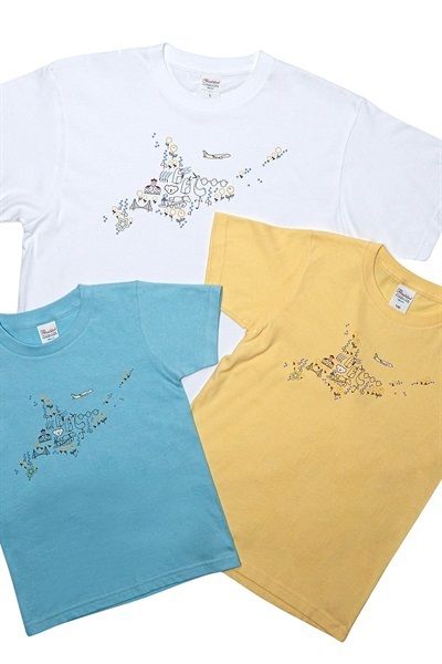 AIRDOオリジナル　北海道がいっぱいTシャツ