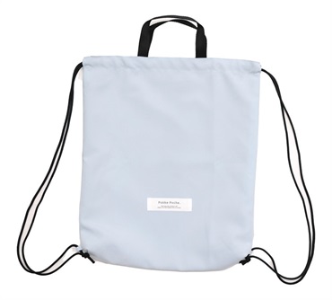 【ポッケポッシュ】キッズ用ナップサック（全6色）(サックス)