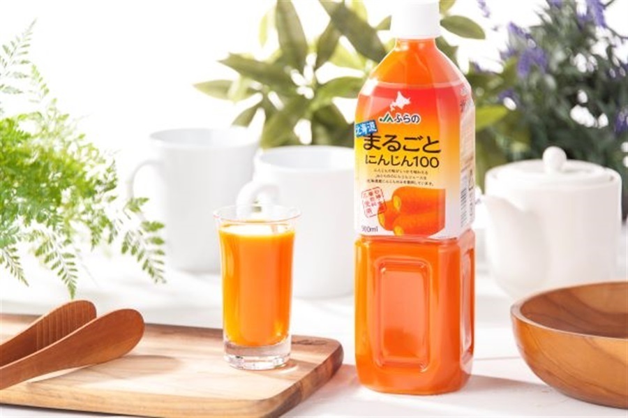 【JAふらの】富良野にんじんジュース（各種）(北海道まるごとにんじん100( 900ｍｌ　PET))