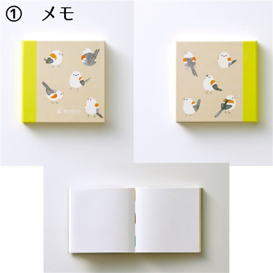 ＜石田製本 booco＞北海道のもりシリーズ（シマエナガ）(メモ)