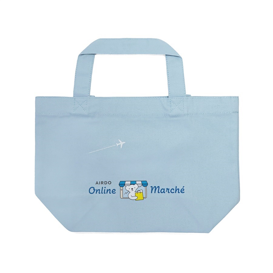 ベア・ドゥMarchéセット(ランチトート：ブルー)