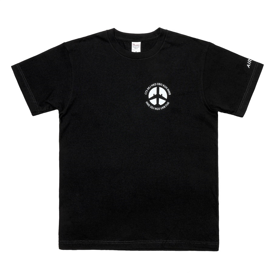 ベア・ドゥトラベルセット(エアポート3レターTシャツ：ブラックLサイズ)