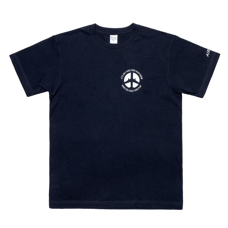 ベア・ドゥトラベルセット(エアポート3レターTシャツ：ネイビーMサイズ)